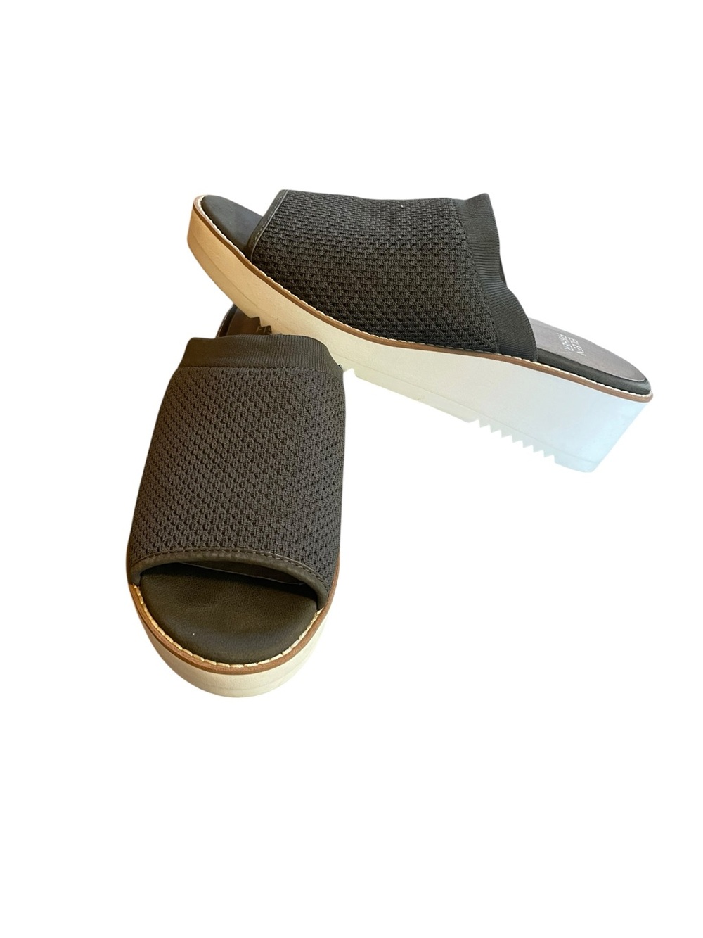 Eileen Fisher 'Telly Mesh Knit Wedge Slide' Sandals Sz 8.5